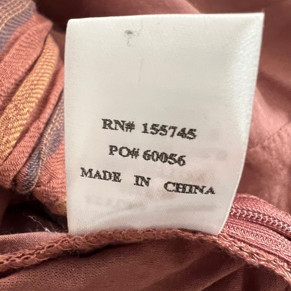 Edgy Land Cami High Waist Wrap Over Slit Pocket Pleated Stripe Jumpsuit Size M - Picture 7 of 8